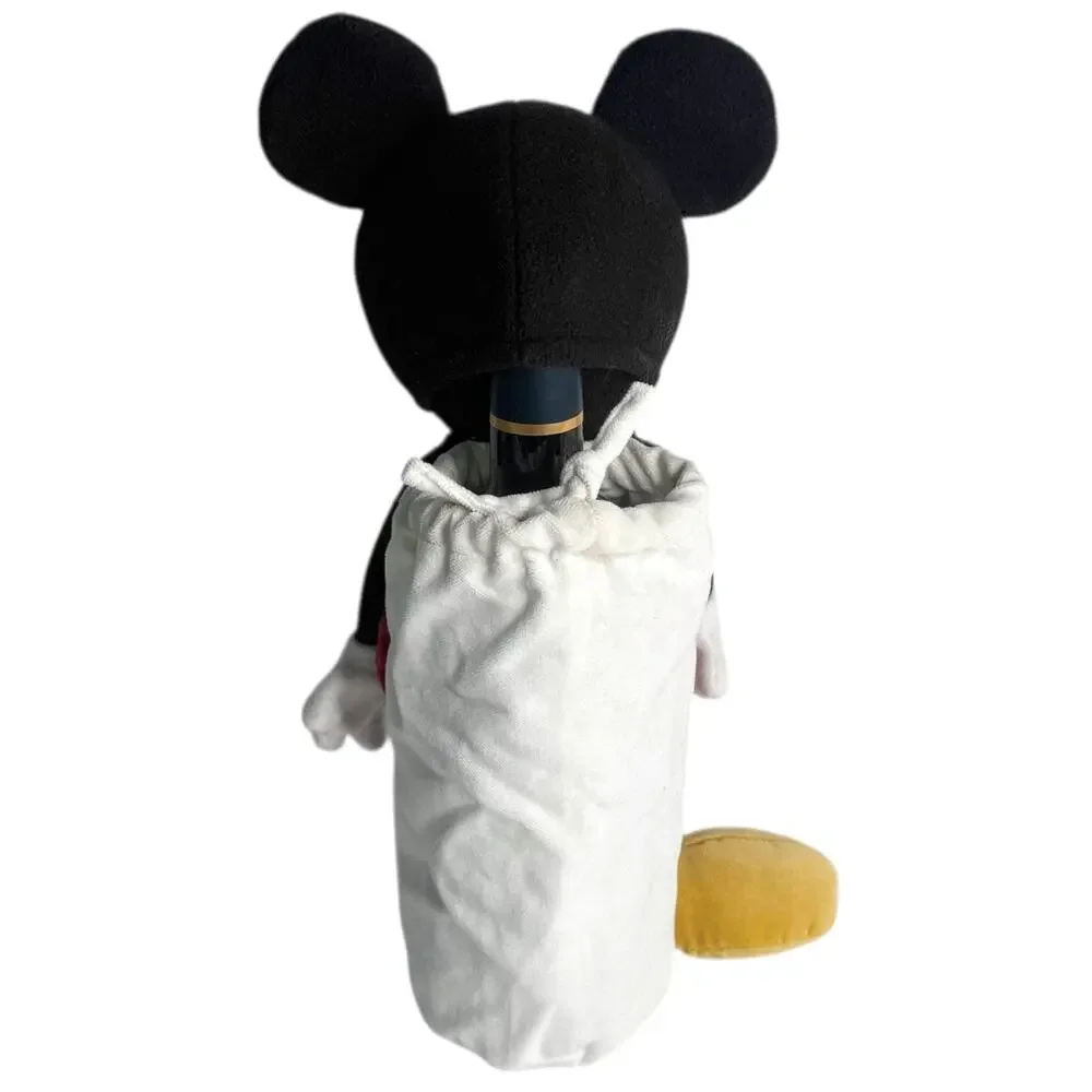Disney Mickey Mouse Bottle Holder Wine Whiskey Gift Bag Velvet 16
